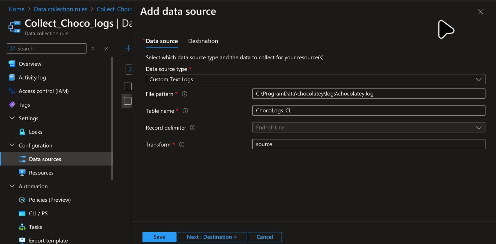 How to Create and Monitor Custom Logs with Azure Monitor